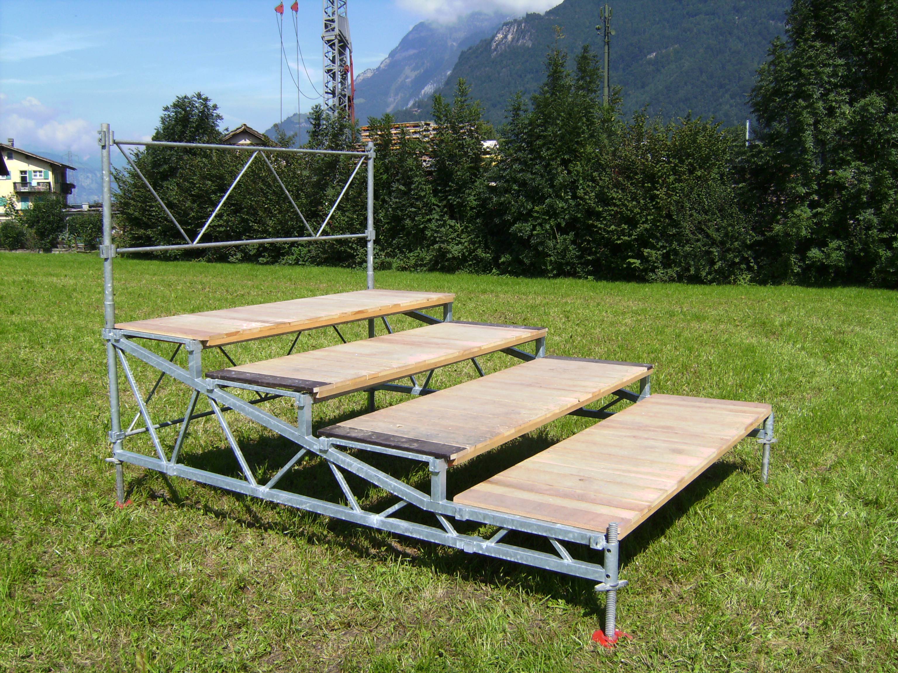 Schilterzelte Tribünen
